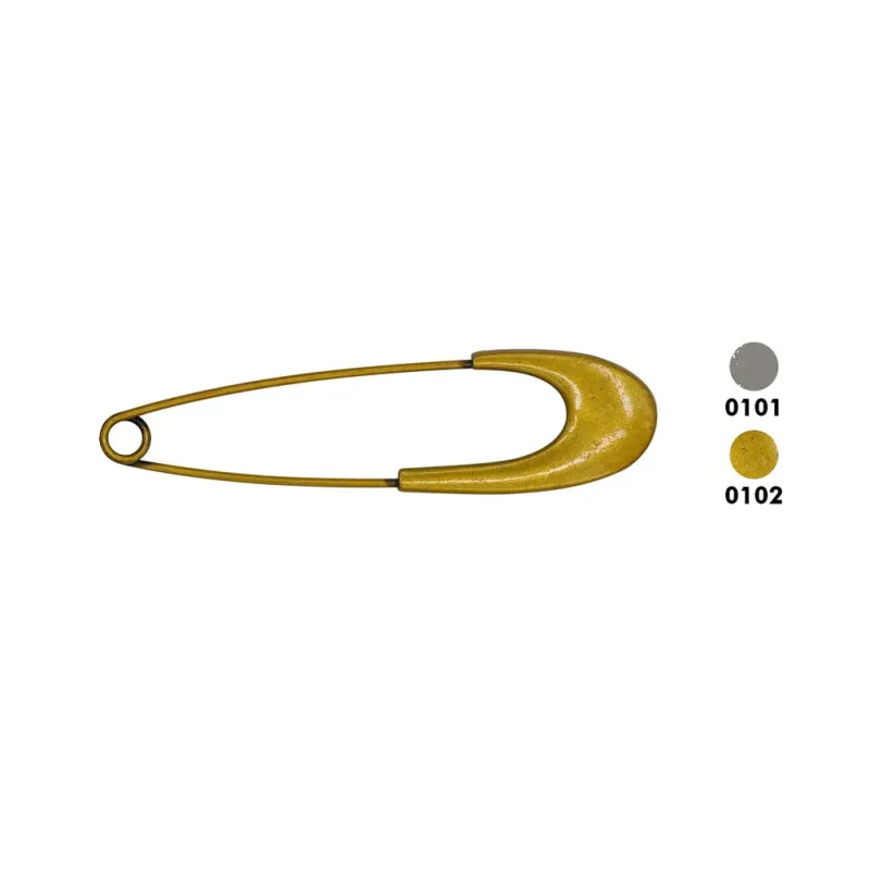 Imperdible decorativo ovalado