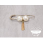 Imperdible decorativo Perlas Imperdible decorativo Perlas