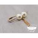 Imperdible decorativo Perlas