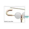 Imperdible decorativo Perlas