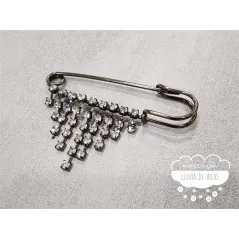 Imperdible decorativo Fleco Strass