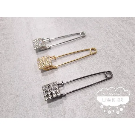 Imperdible decorativo Strass