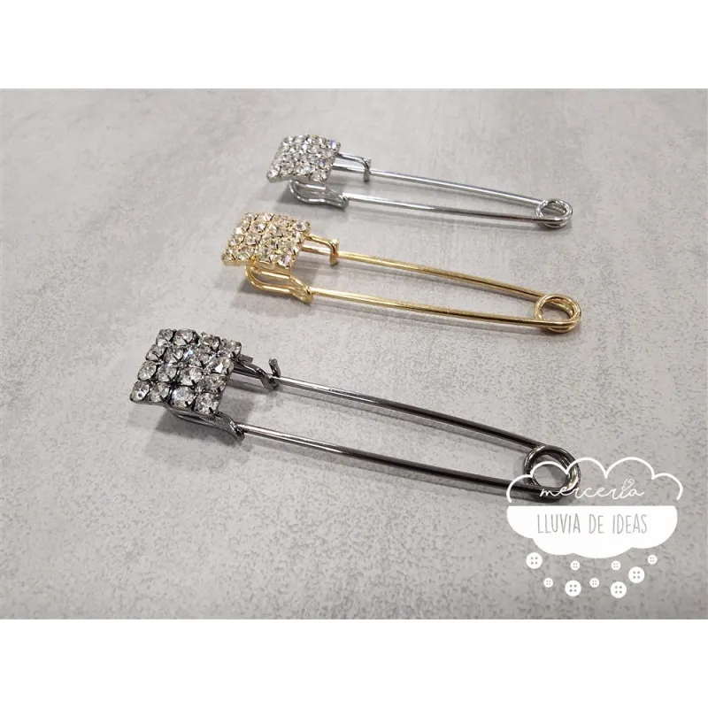 Imperdible decorativo Strass