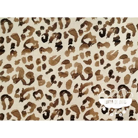 Half Panamá Animal Print
