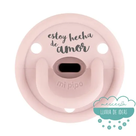 Chupete de silicona divertido