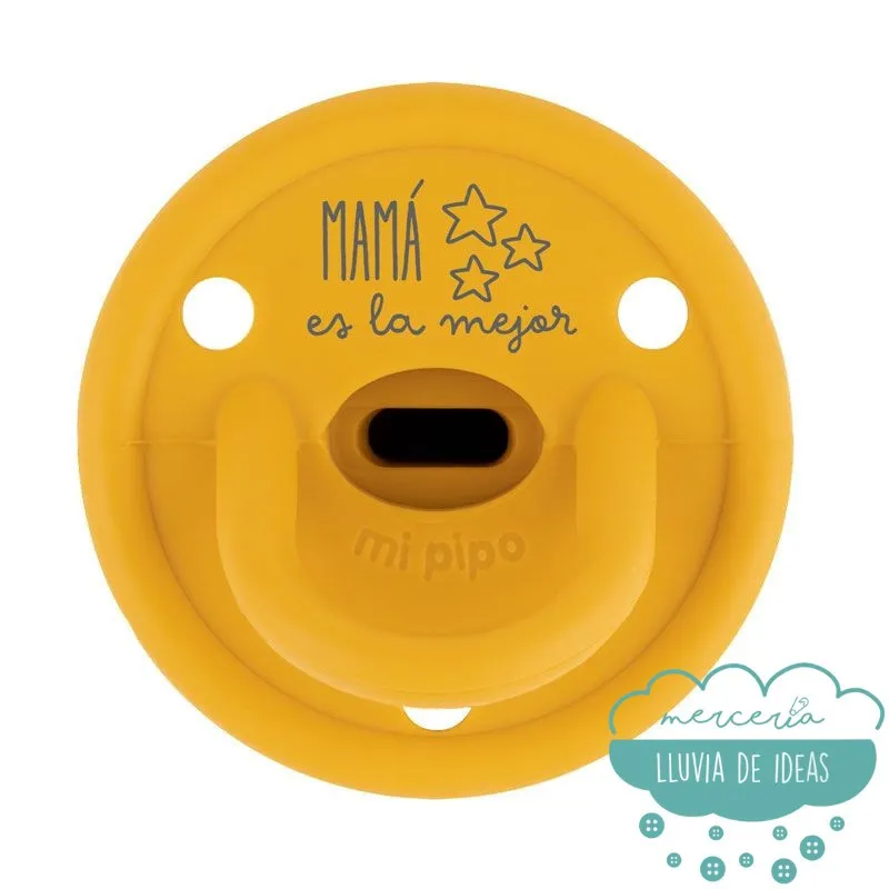 Chupete de silicona divertido