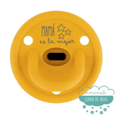 Chupete de silicona divertido