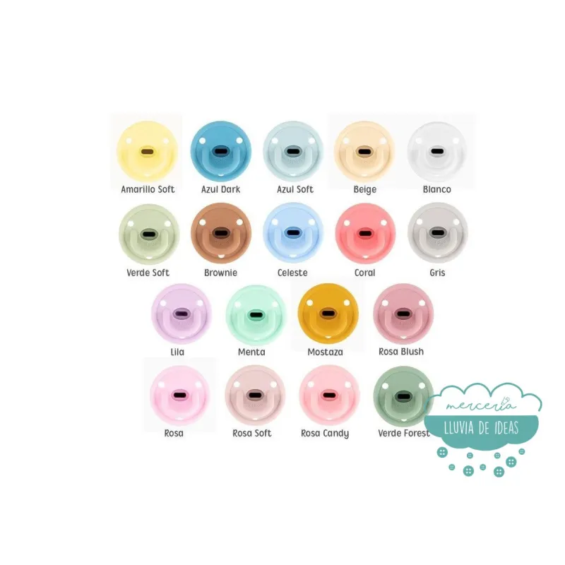 Chupete de silicona divertido