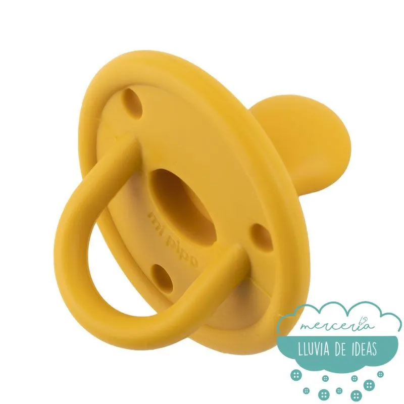 Chupete de silicona divertido
