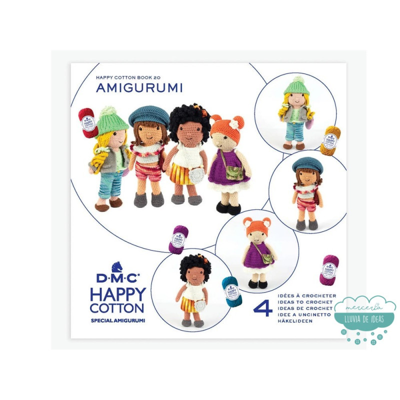 Patrones amigurumi  Happy Cotton Book Nº20 DMC