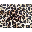 Crêpe estampado digital Leopardo