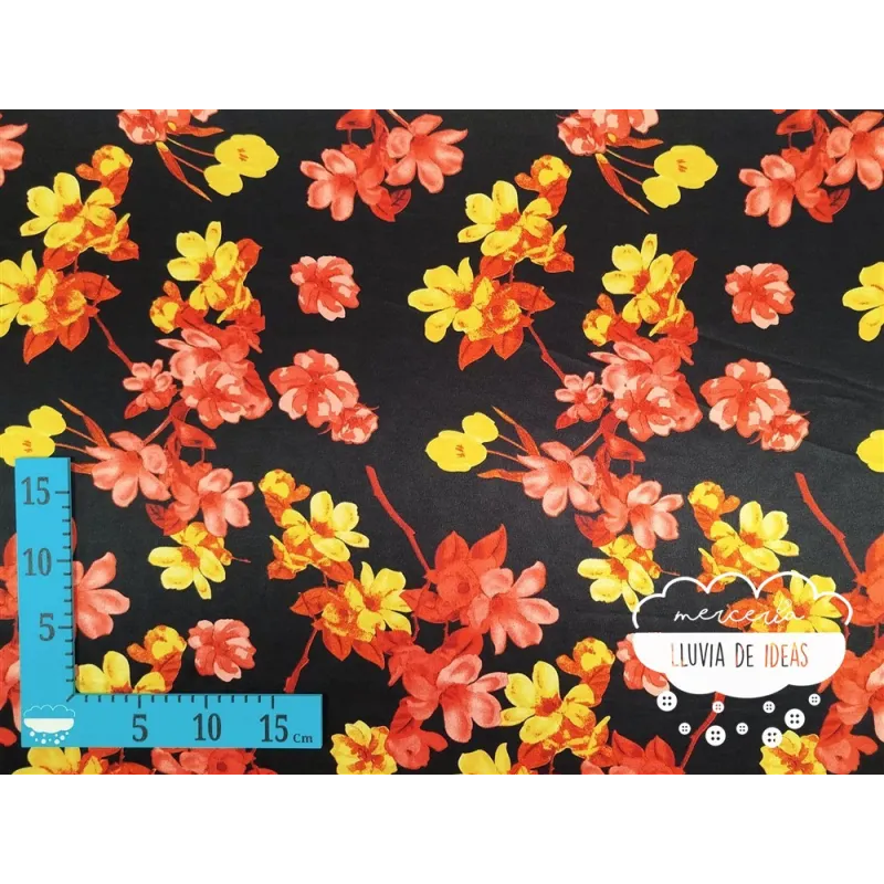 Raso estampado Flowers