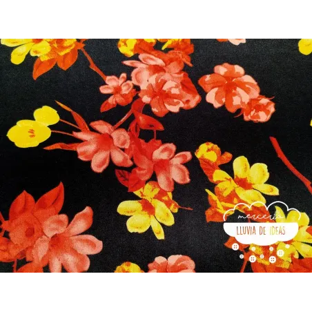 Raso estampado Flowers