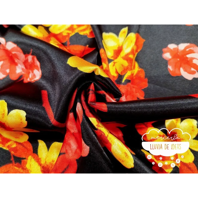 Raso estampado Flowers