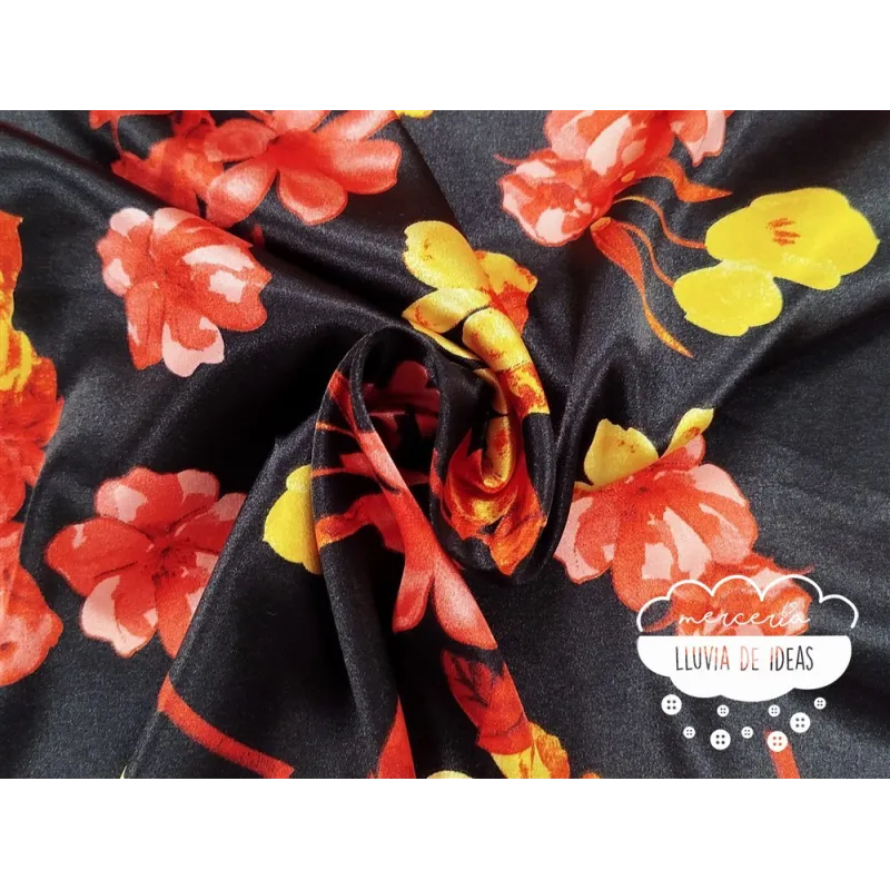 Raso estampado Flowers