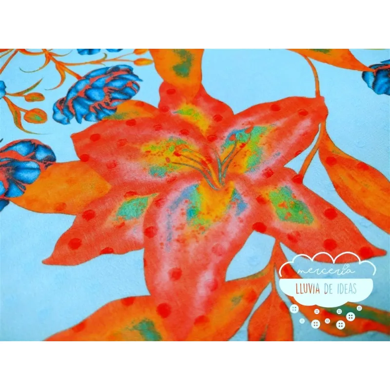 Gasa plumeti estampada Jolie