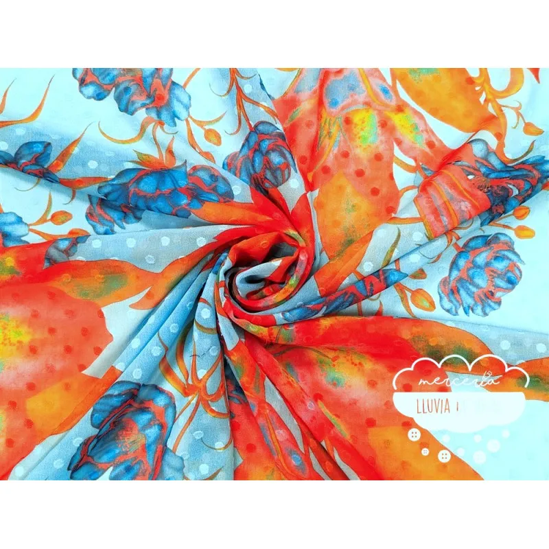 Gasa plumeti estampada Jolie