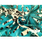 Crêpe estampado digital Tropical