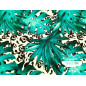 Crêpe estampado digital Tropical