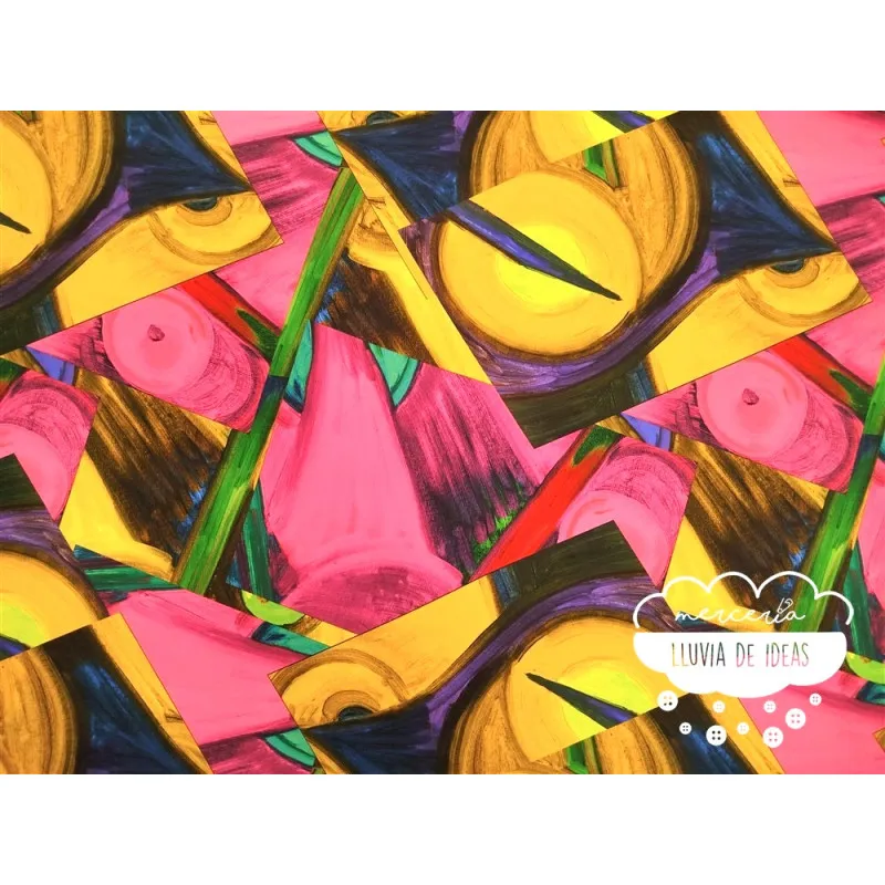 Piel de ángel estampación digital Abstract