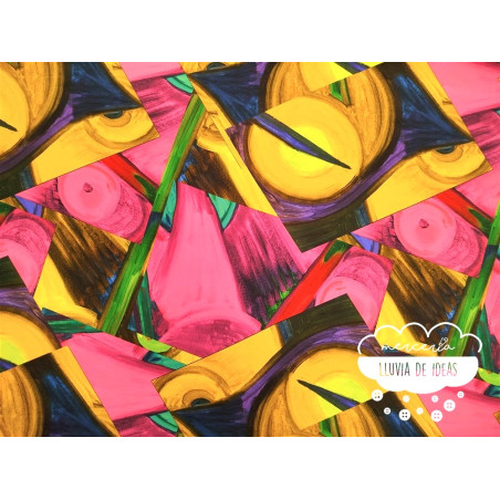 Piel de ángel estampación digital Abstract