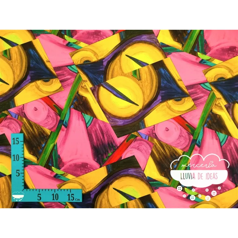 Piel de ángel estampación digital Abstract