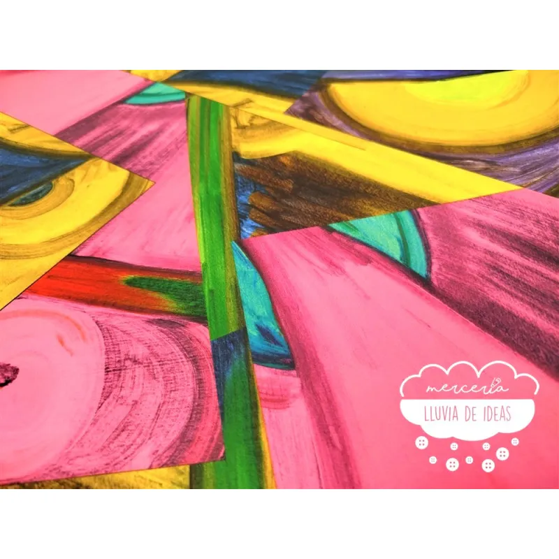 Piel de ángel estampación digital Abstract