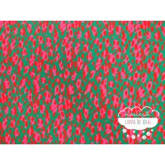 Crêpe estampado digital Cherry