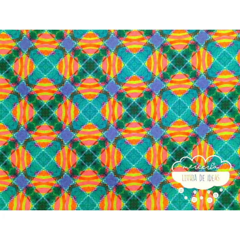 Crêpe estampado digital Dizz