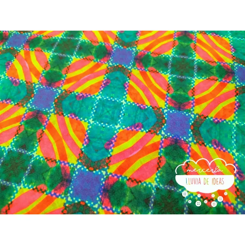 Crêpe estampado digital Dizz