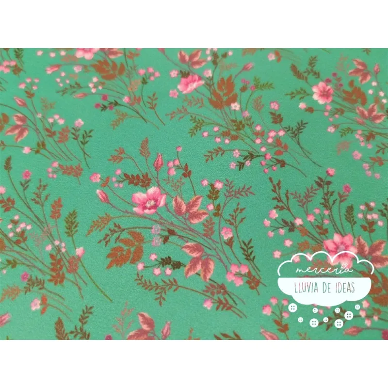 Piel de ángel estampación digital Garden