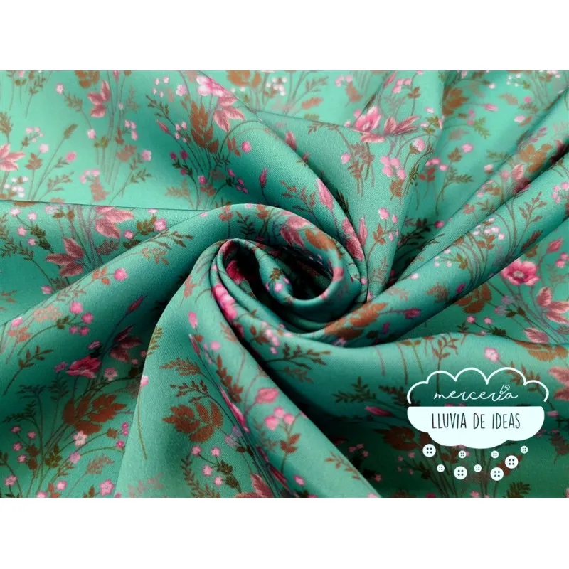 Piel de ángel estampación digital Garden