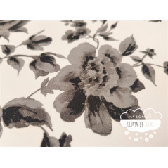 Gasa estampada Grey