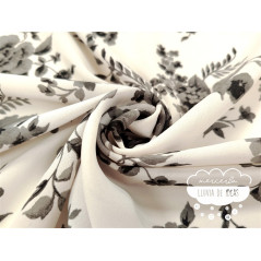 Gasa estampada Grey
