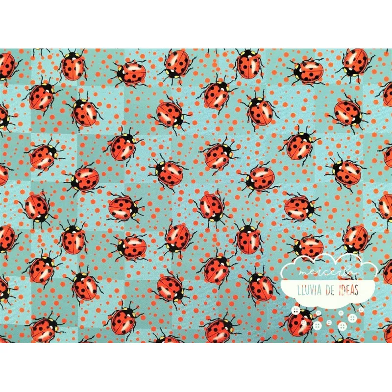 Mikado estampación digital Ladybug