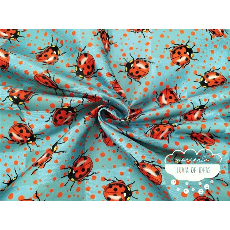 Mikado estampación digital Ladybug