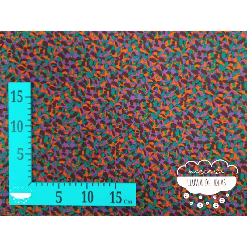 Piel de ángel estampada Terracota