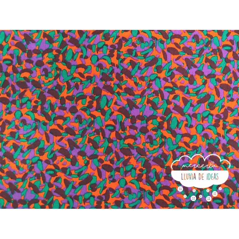 Piel de ángel estampada Terracota