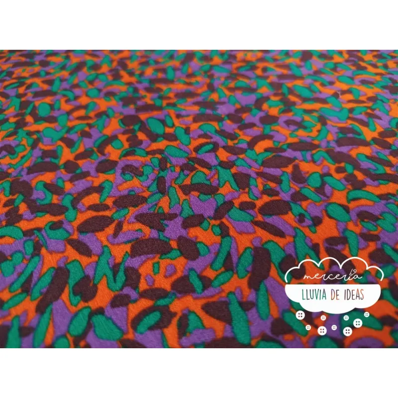 Piel de ángel estampada Terracota