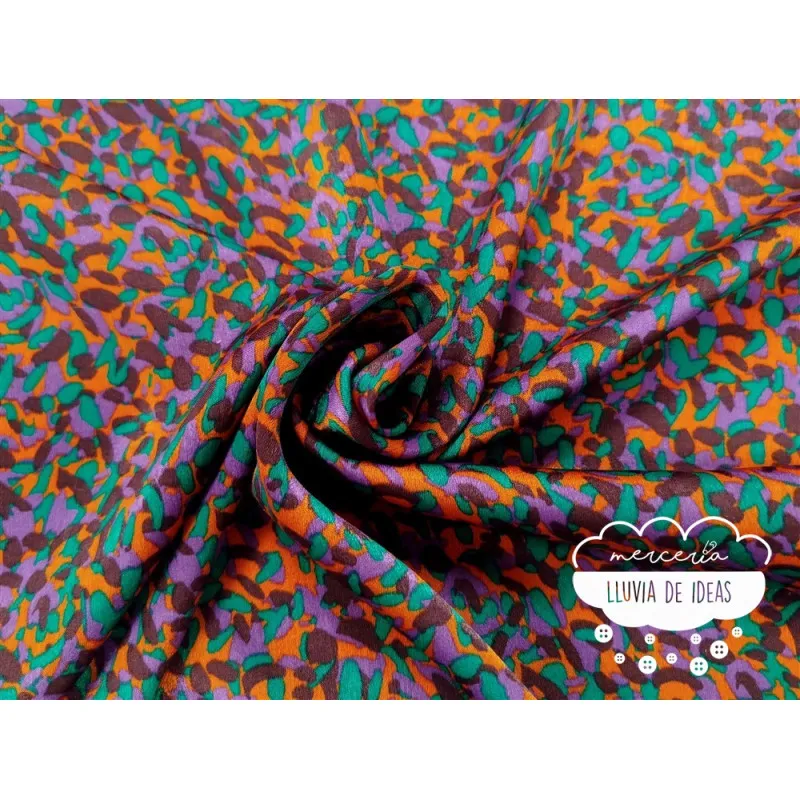 Piel de ángel estampada Terracota