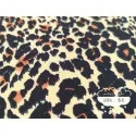 Crêpe bielástico estampado Animal Print