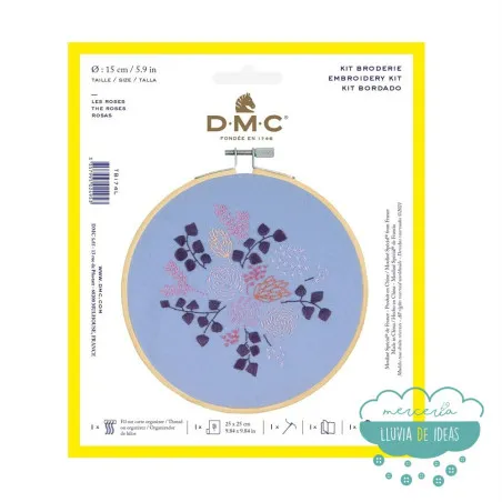 Kit de bordado Rosas DMC