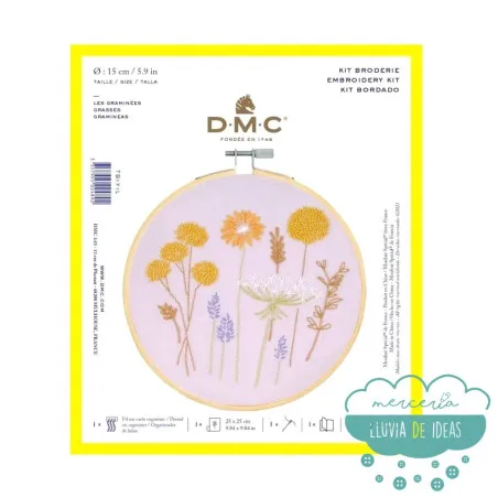 Kit de bordado Gramíneas DMC