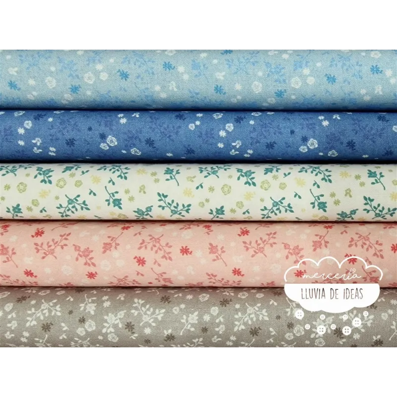 Algodón Flores Country