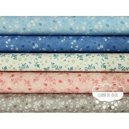 Algodón Flores Country