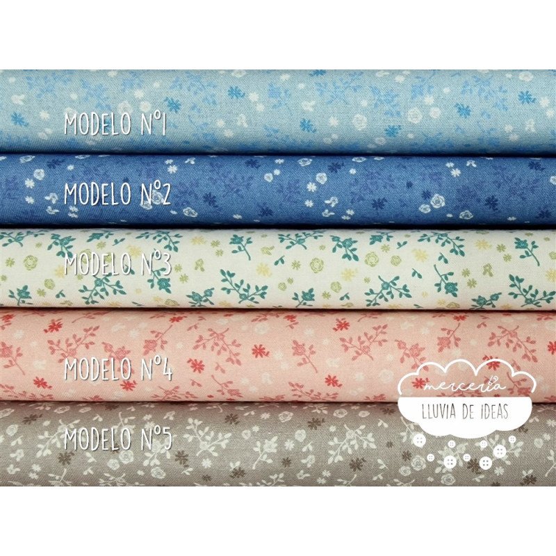 Algodón Flores Country