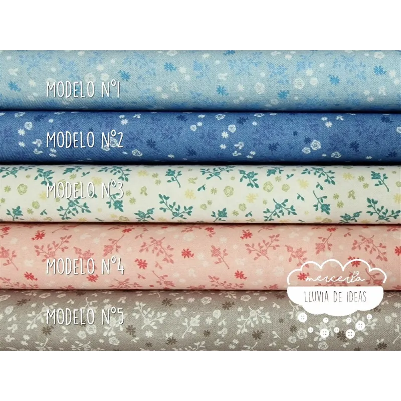 Algodón Flores Country