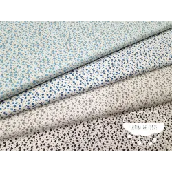 Algodón Flores Rosas mini