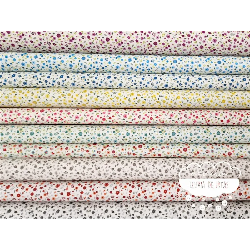 Algodón Flores Rustic