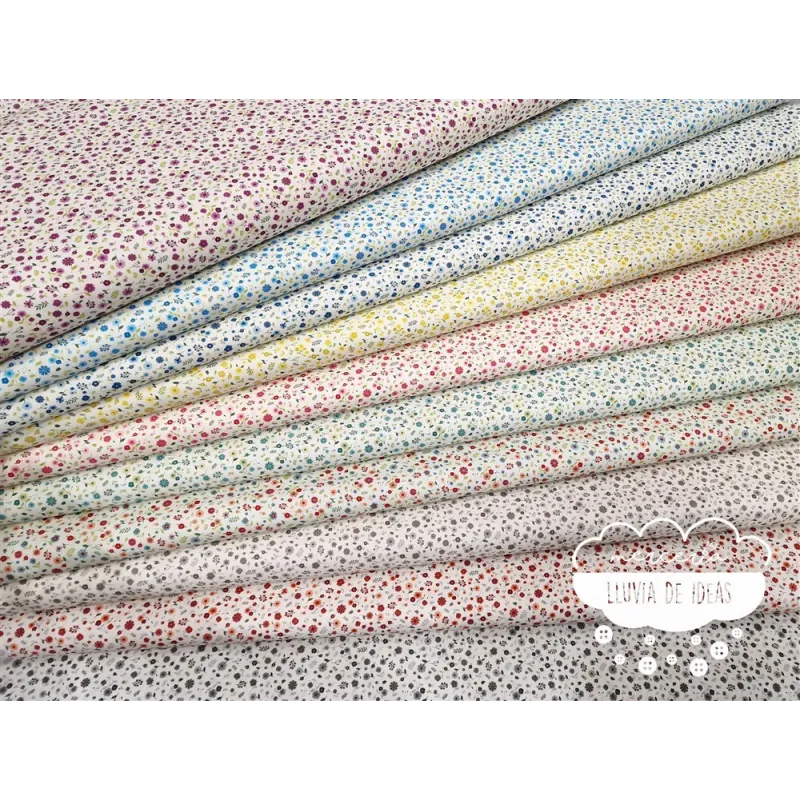 Algodón Flores Rustic